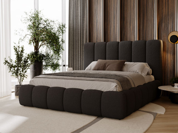 Bed met Opbergruimte en lattenbodem 180x200 Imperial Zwart