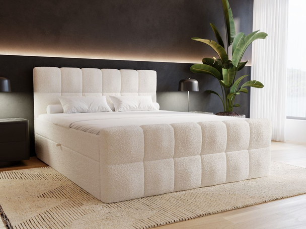 Boxspring met Opbergruimte 140x200 Alicante Beige