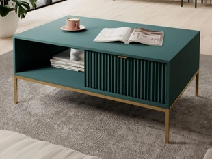 Salontafel met lade Amber Groen
