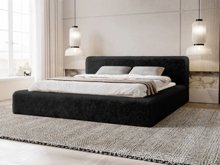 Tweepersoonsbed met Opbergruimte en lattenbodem 120x200 Enjoy Zwart