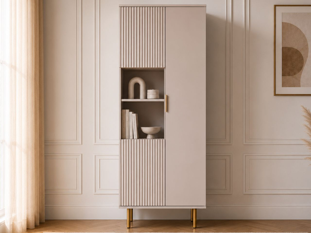 Vakkenkast met deuren Ankara Beige