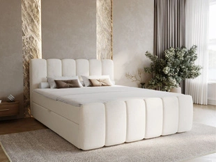 Boxspring met Opbergruimte 200x200 Cloud Beige