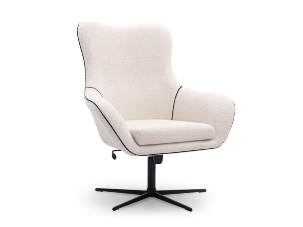 Draai fauteuil Deves Wit