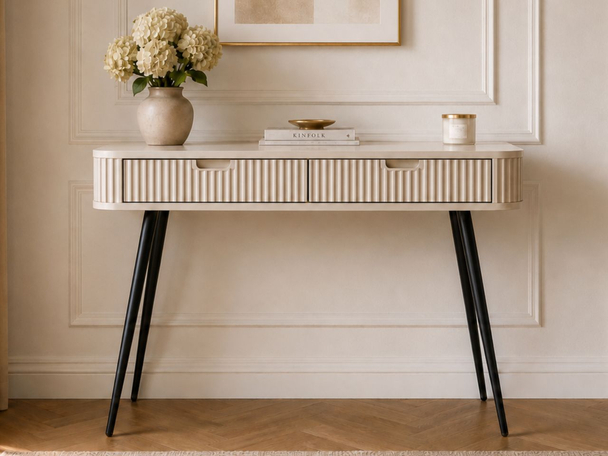 Kaptafel met lades Viva Beige
