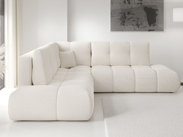 Hoekbank Links met Slaapfunctie en Opbergruimte Kair Beige