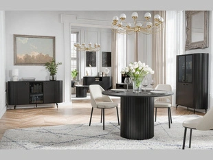 Meubelset voor woonkamer Soria Zwart