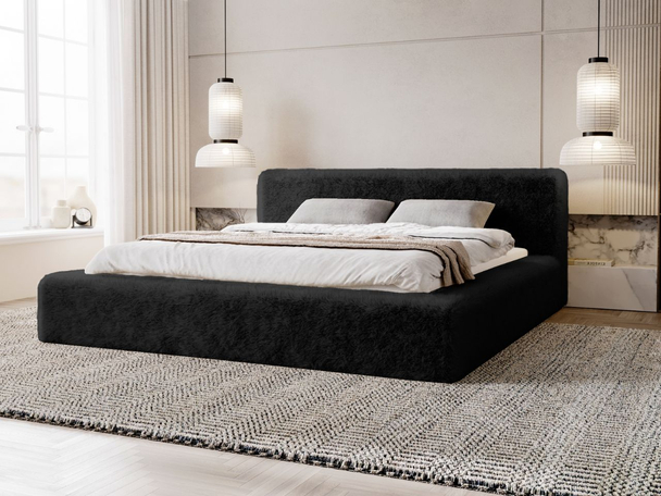 Tweepersoonsbed met Opbergruimte en lattenbodem 180x200 Enjoy Zwart