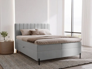 Boxspring met Opbergruimte 120x200 Primavera Lichtgrijs