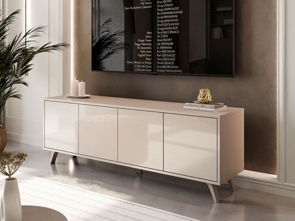 TV-Meubel met deuren op elegante poten Vivance Kashmir