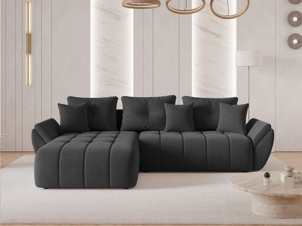 Hoekbank Universele met Slaapfunctie en Opbergruimte Decor Anthracite