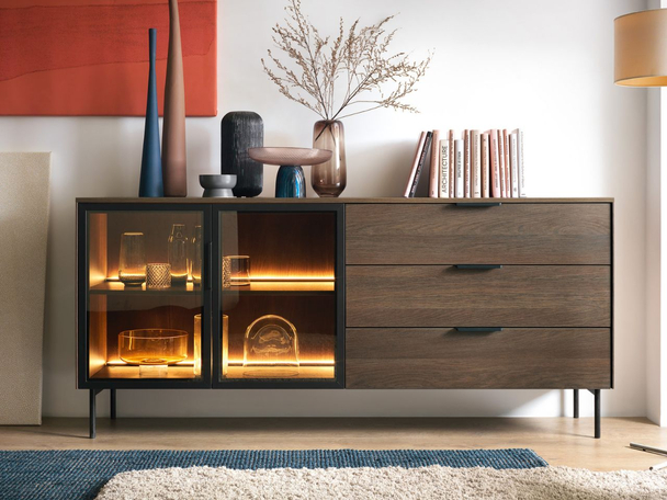 Dressoir met Deuren en Lades Lumina Bruin