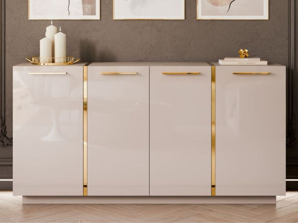 Dressoir met deuren en handgrepen Lunelie Kashmir glans