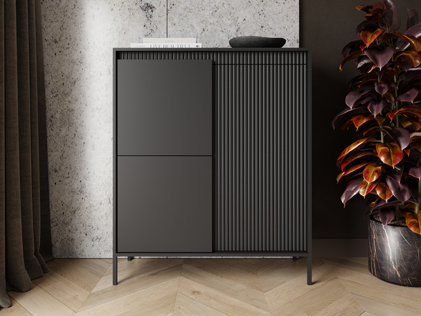 Dressoir met Deuren Sorano Zwart