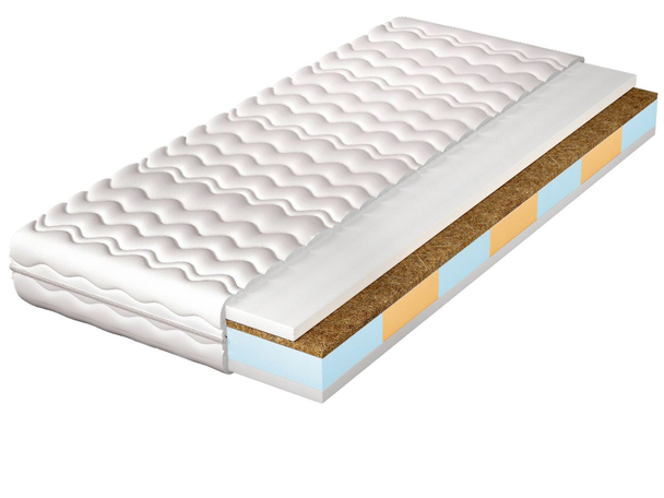 Schuimmatras met kokosmat Lumo 100x200