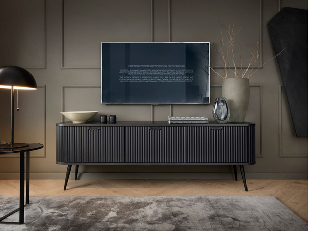 TV-Meubel met Deuren Viva Zwart
