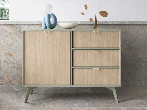 Dressoir met Deuren en Lades Modena Eucalyptus