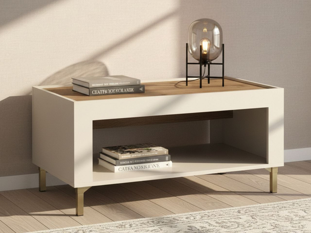 Salontafel met plank Messina Kashmir