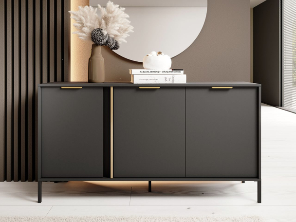 Dressoir met Deuren 153 cm Drino Athracite