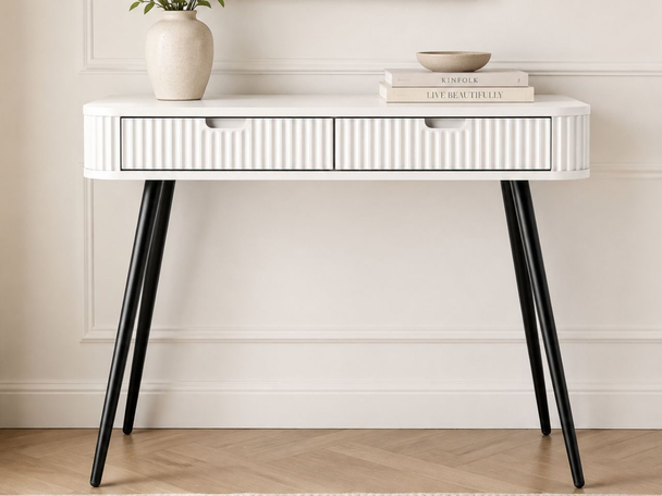 Kaptafel met lades Viva Wit
