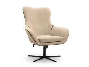 Draai fauteuil Deves Beige