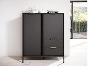 Kast met Deuren en Lades Drino Anthracite