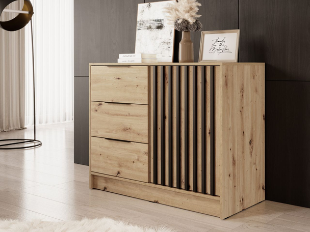 Dressoir met Deuren en Lades Macron Artisan eik