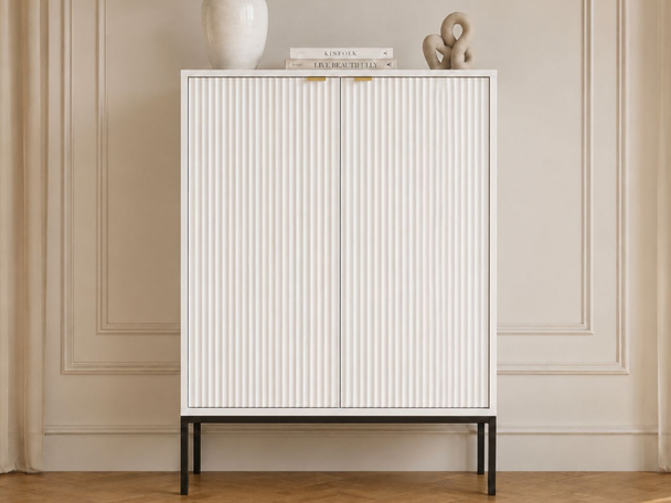 Dressoir met deuren Amber Wit