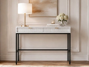 Kaptafel met lades Amber Wit