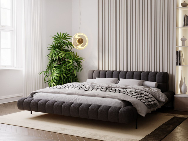 Bed met lattenbodem 160x200 Imagine Zwart