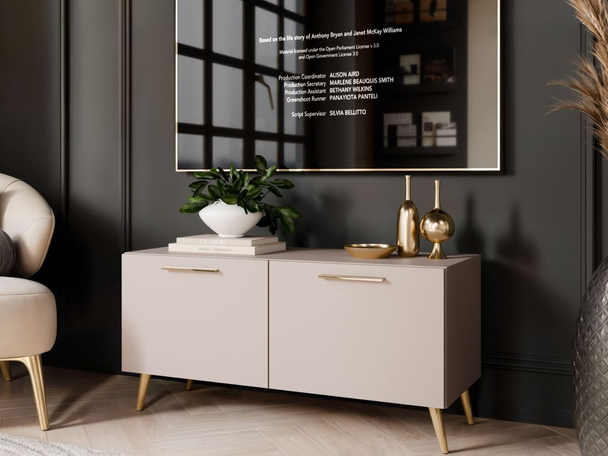 TV-meubel 100 cm met deuren Noaé Kashmir
