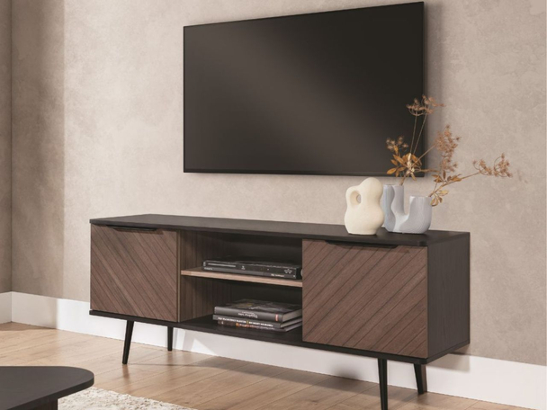 TV-Meubel met Deuren Nemi Bruin