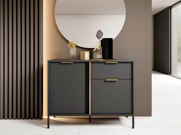 Dressoir met Deuren en Lade Drino Anthracite