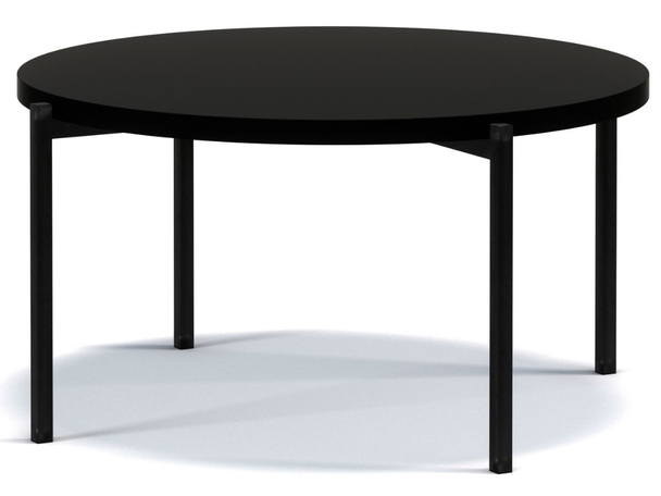 Ronde Salontafel Sevilla 84 cm Zwart mat