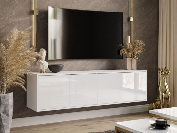 Hangend TV-Meubel met deuren Vivance Wit