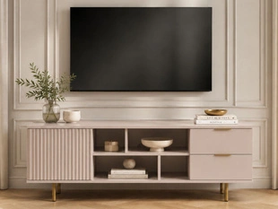 TV-Meubel met Deuren en Lades Ankara Beige