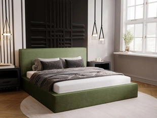 Bed met Opbergruimte en lattenbodem 180x200 Monaco Groen