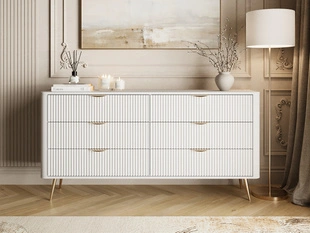Ladekast met 6 Lades Wit