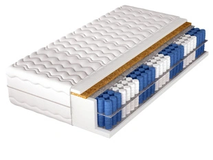 Pocketveringmatras pocket met kokosmat en polyurethaanschuim Cavani 140x200