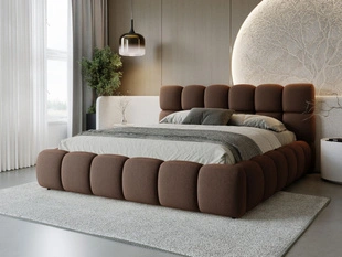 Bed met Opbergruimte en lattenbodem 180x200 Modo Bruin