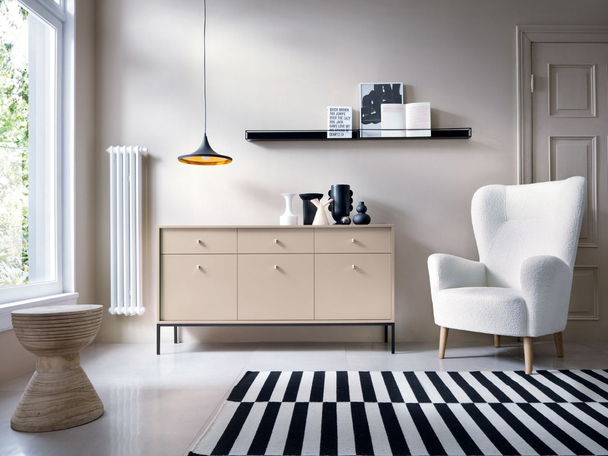 Dressoir met deuren en lades 154 cm Amor Beige