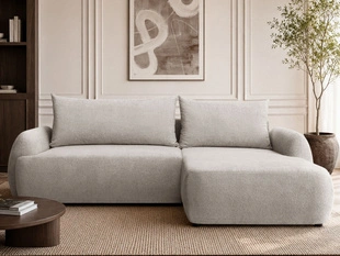 Hoekbank met Slaapfunctie en Opbergruimte Levio Beige
