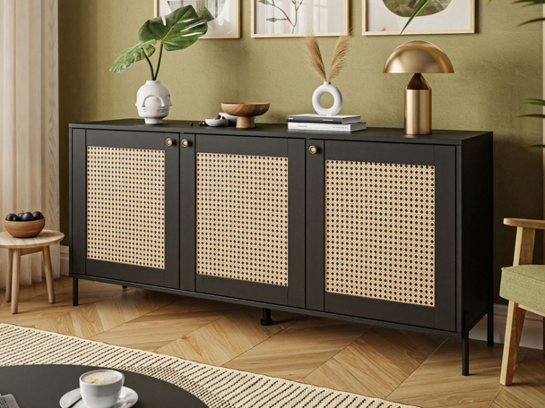 Dressoir met deuren Bellance Zwart