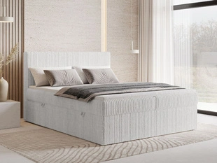 Boxspring met Opbergruimte 200x200 Brisa Grijs