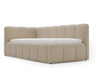Donkerbeige \ Boucle \ Links
