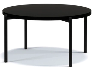 Ronde Salontafel Sevilla 84 cm Zwart mat