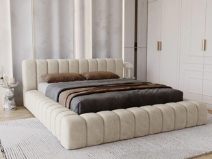 Bed met Opbergruimte en lattenbodem 160x200 Italia Beige