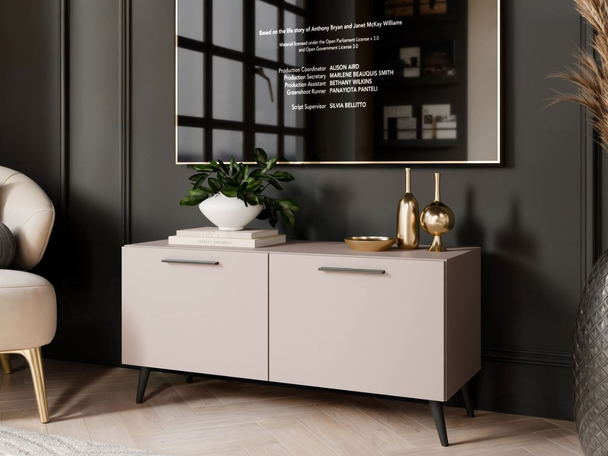 TV-meubel 100 cm met deuren Noaé Kashmir