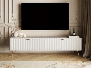 TV-Meubel met Deuren 200 cm Latina Wit
