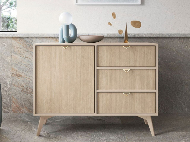 Dressoir met Deuren en Lades Modena Beige