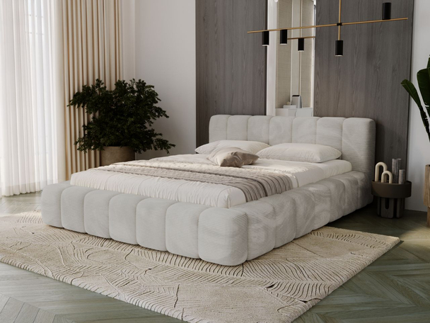 Bed met Opbergruimte en lattenbodem 180x200 Ibiza Grijs